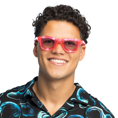 Boland LED partybril Blink roze