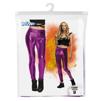 Boland Legging Metallic paars