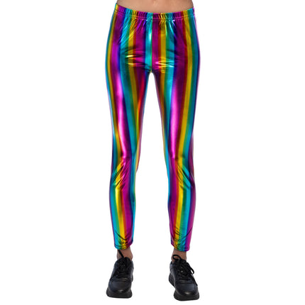 Boland Legging Metallic regenboog