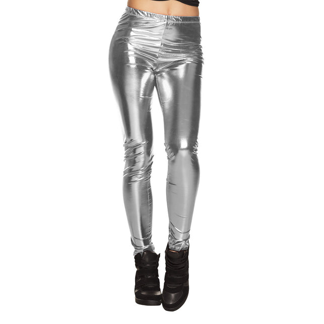 Boland Legging Metallic zilver Aimee