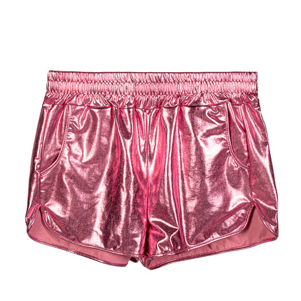 Boland Lichtroze glitter hotpants Shiny dames (M / L/XL)