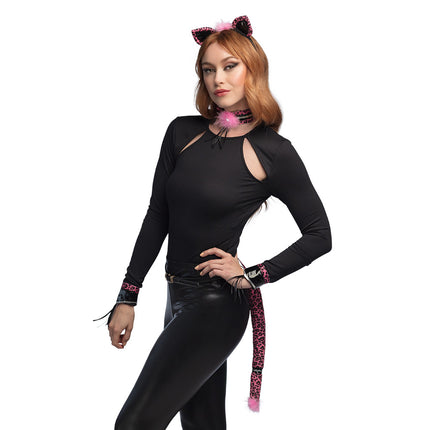 Boland Luipaard verkleed set roze