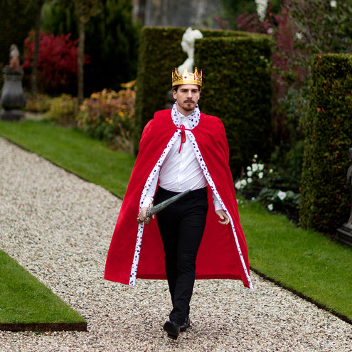 Boland Mantel koning rood