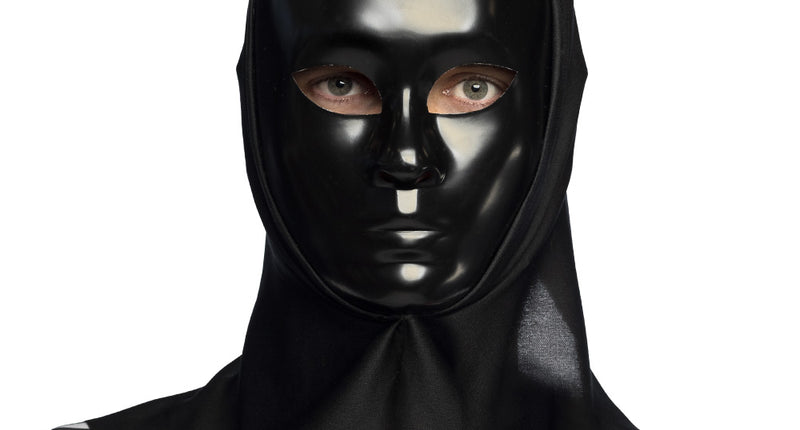 Boland Masker Mime met kap zwart