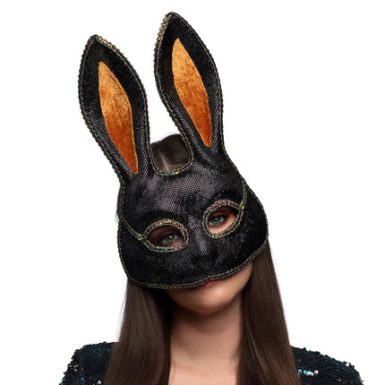 Boland Masker Mystery bunny zwart