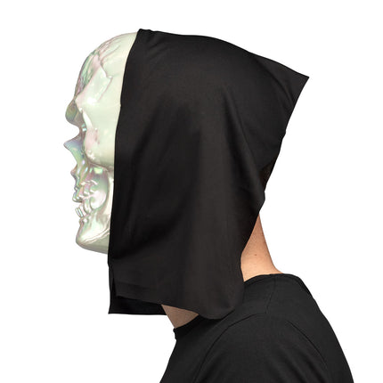 Boland Masker Skull pearl met kap