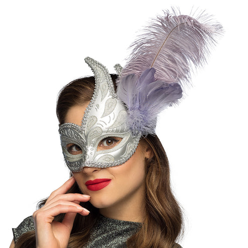 Boland Masker Venice prezioso zilver