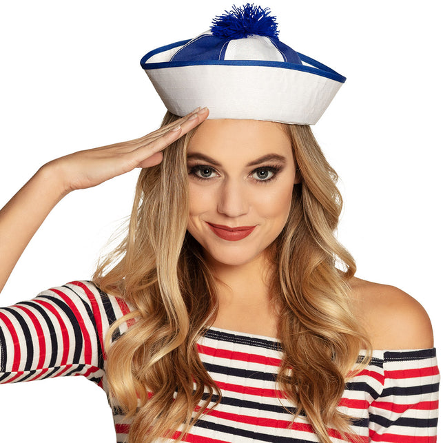 Boland Matrozen muts Marine blauw/wit