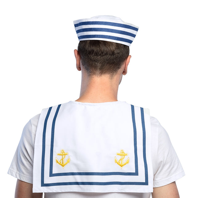 Boland Matrozenkraag blauw wit gestreept Donny
