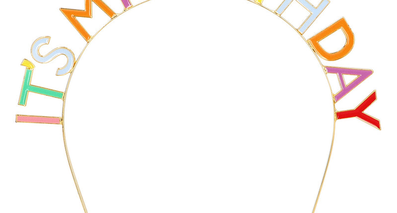 Boland Metalen diadeem 'It's my birthday'