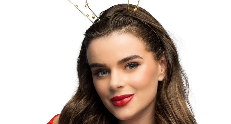 Boland Metalen diadeem Jingle reindeer