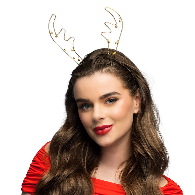 Boland Metalen diadeem Jingle reindeer