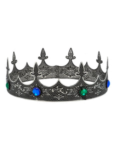 Boland Metalen kroon Royalty zilver koning