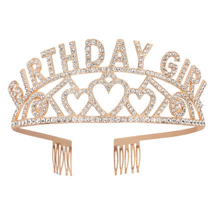 Boland Metalen tiara 'Birthday girl'