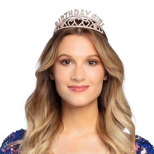 Boland Metalen tiara 'Birthday girl'