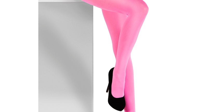 Boland Neon roze panty niet doorschijnend