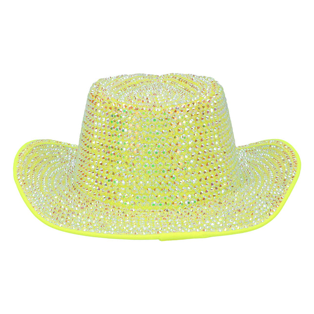 Boland Neongele cowboyhoed Aurora (UV western hoed)