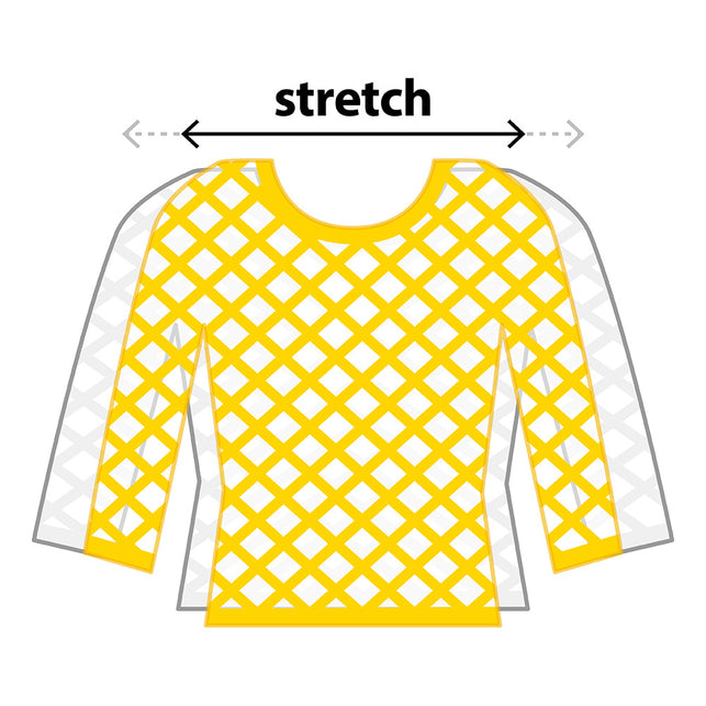 Boland Neongele visnet shirt Temptation dames (UV, M / L/XL)