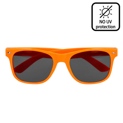 Boland Neonoranje partybril Pop (UV festival bril)