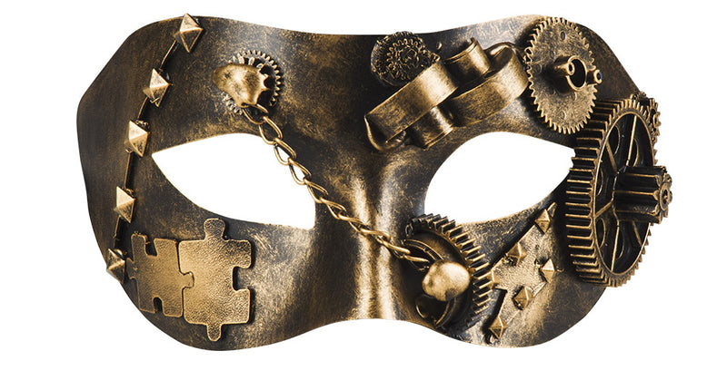 Boland Oogmasker Steampunk brons luxe