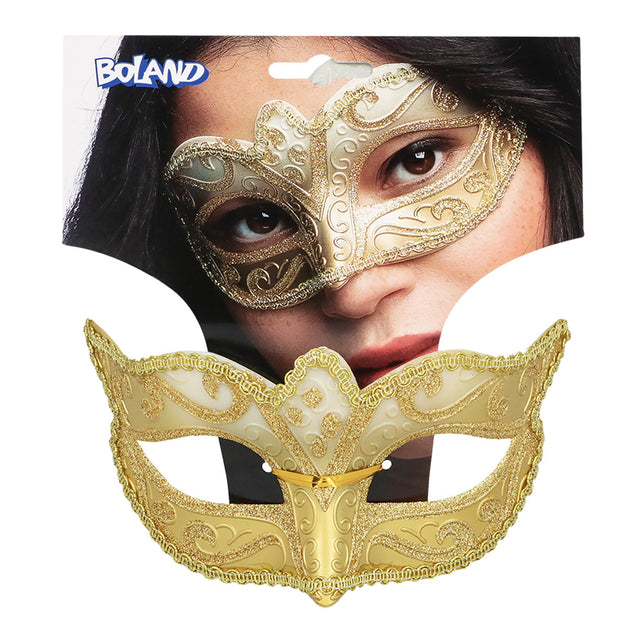 Boland Oogmasker Venice felina goud