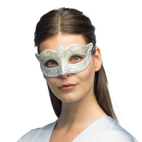 Boland Oogmasker Venice felina zilver