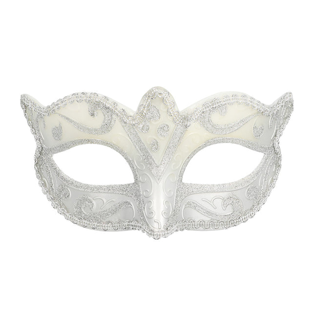 Boland Oogmasker Venice felina zilver