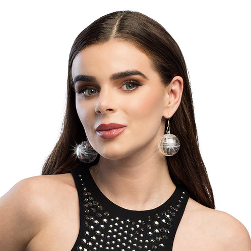 Boland Paar LED oorbellen Discobal