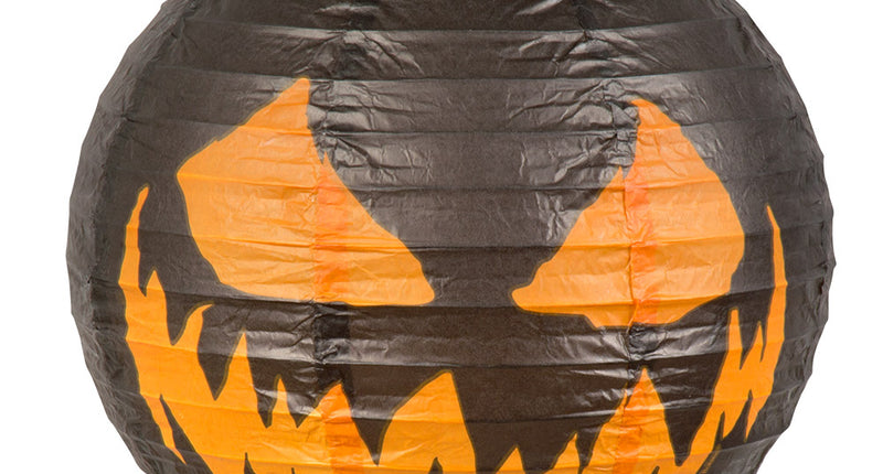 Boland Papieren lampion Creepy pumpkin