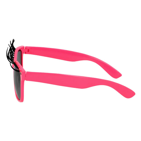 Boland Partybril Bliss roze met wimpers