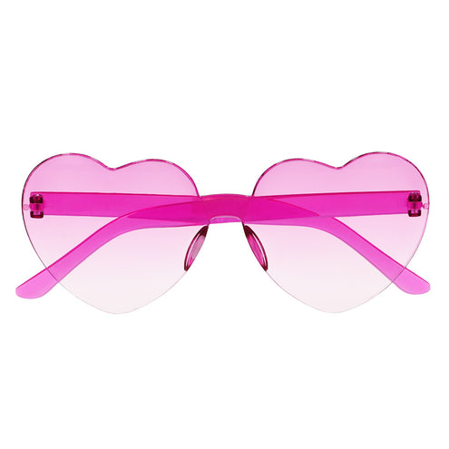 Boland Partybril Festival hartjes roze