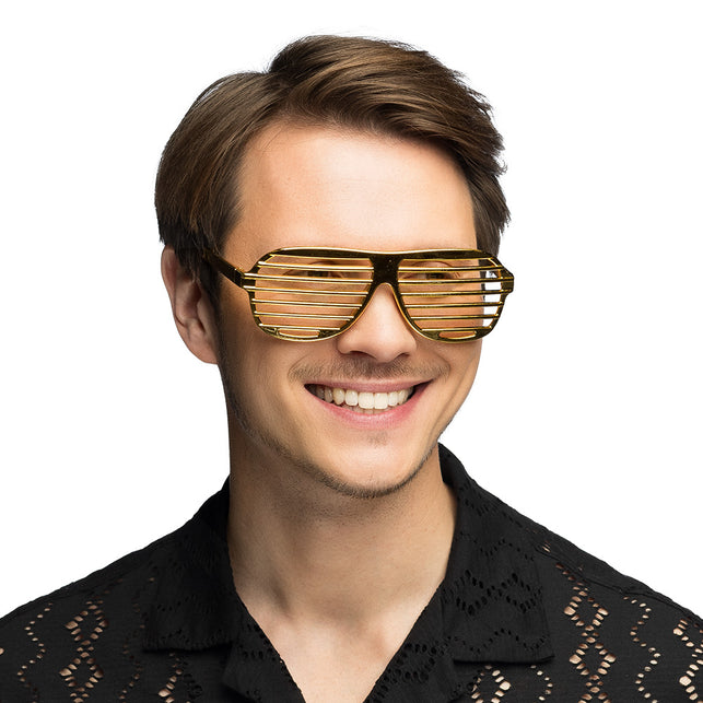 Boland Partybril Omnia gouden luikjes