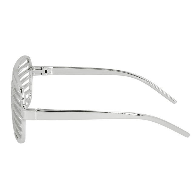 Boland Partybril Omnia zilveren luikjes