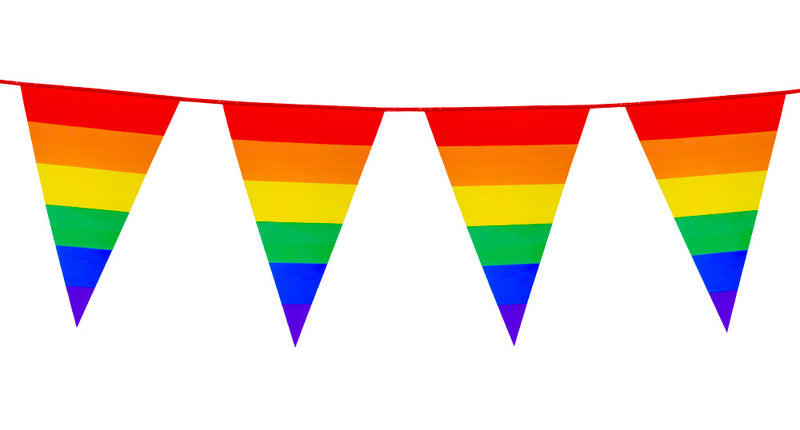 Boland PE reuzenvlaggenlijn Regenboog