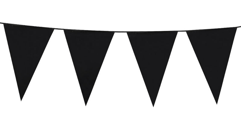 Boland PE reuzenvlaggenlijn zwart