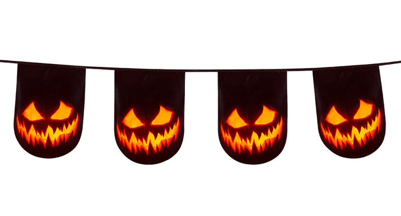 Boland PE vlaggenlijn Creepy pumpkin