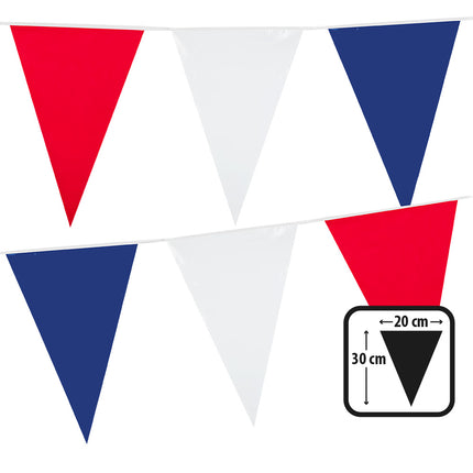 Boland PE vlaggenlijn driekleur rood wit blauw