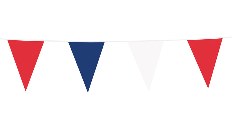 Boland PE vlaggenlijn driekleur rood wit blauw