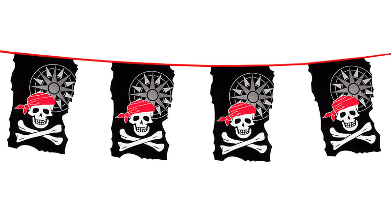 Boland PE vlaggenlijn Piraat