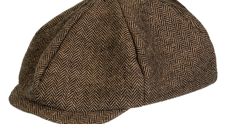 Boland Peaky blinders pet plat bruin