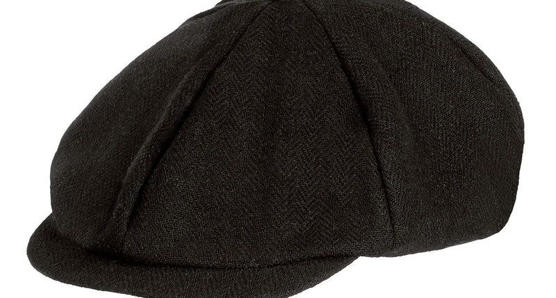 Boland Peaky Blinders pet plat zwart