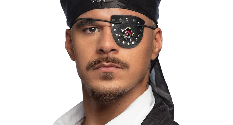 Boland Piraten hoofddoek met ooglapje