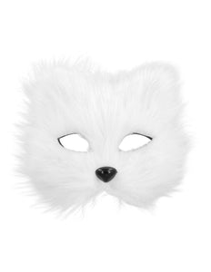 Boland Pluchen masker Witte kat