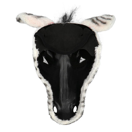 Boland Pluchen masker Zebra