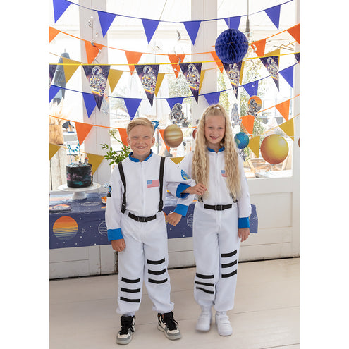 Boland Polyester banner Space 'Happy birthday'