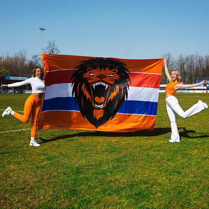 Boland Polyester reuzenvlag Brullende leeuw