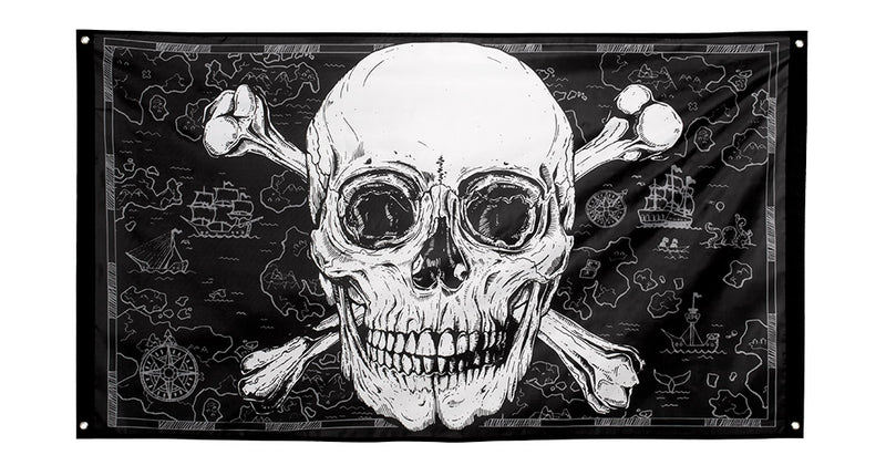 Boland Polyester vlag Piraten