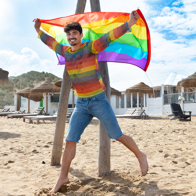 Boland Polyester vlag Regenboog