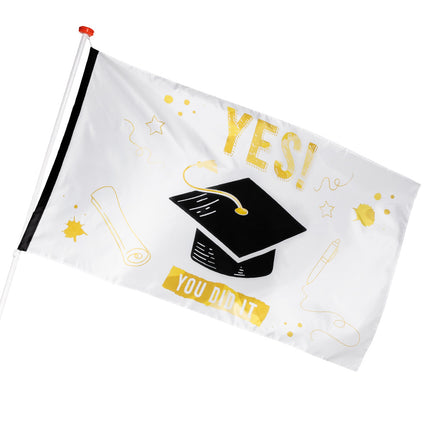 Boland Polyester vlag 'Yes you did it'