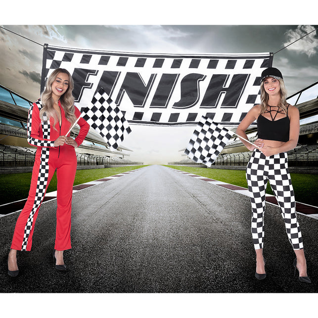 Boland Polyester zwaaivlag Racing